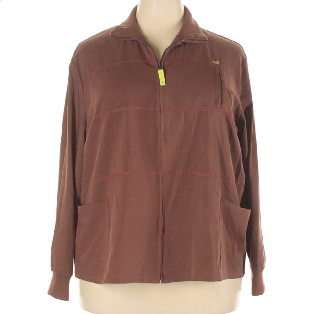 New Balance Brown Track Jacket 2X